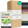 Strauss Home® Jersey Fitted Sheet, 100% Cotton, 180 x 220