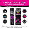 Muc-Off All-Weather Motorcycle Chain Lube 400ml + 5 Brush Set