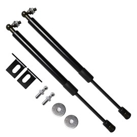 KUNSYOUKIM Lift Supports for Toyota Corolla E140/E150 2007-2012 Front Bonnet Hood Modify Carbon Fiber Gas Charged Shock Dampers Spring Struts Bar (2 PCS) (Normal Black)