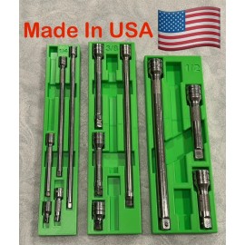 Unbranded Custom Made Extension Organizer for Snap On 1/4, 3/8, 1/2 Sets  Extension Tray - 3/8 Red