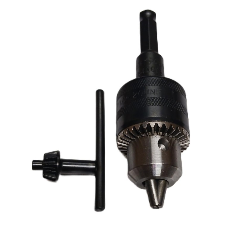 WHITE USA-1/2" LIGHT DUTY CHUCK WITH 7/16" SHANK ADAPTER SHJAC14LD