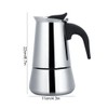 Portable Stainless Steel Coffee Pot Moka Espresso Maker Mocha Pot