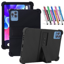 elitegadget Case for BYYBUO A10_L 10.1 inch Tablet - Lightweight Silicone Stand Case Cover + 1 Random Color Stylus (Black)