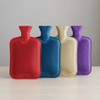 LUXFAB Large 2L Hot Water Bottle with Soft Fleece Cover