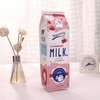 Pink Starlit Creative Milk Box Case Pouch Makeup Bag Toiletry