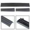 munirater 3PCS Tailgate Flex Flexible Step Protector Trim Molding Cap