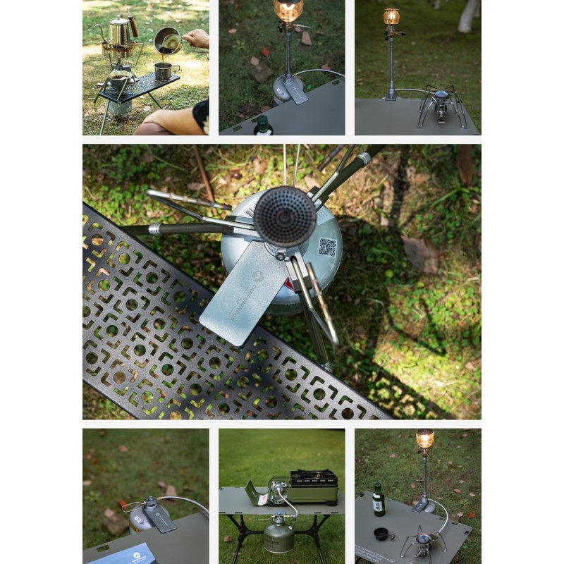 Camping Moon Z18 Table Clamp, Screw-in Type, For OD Cans,