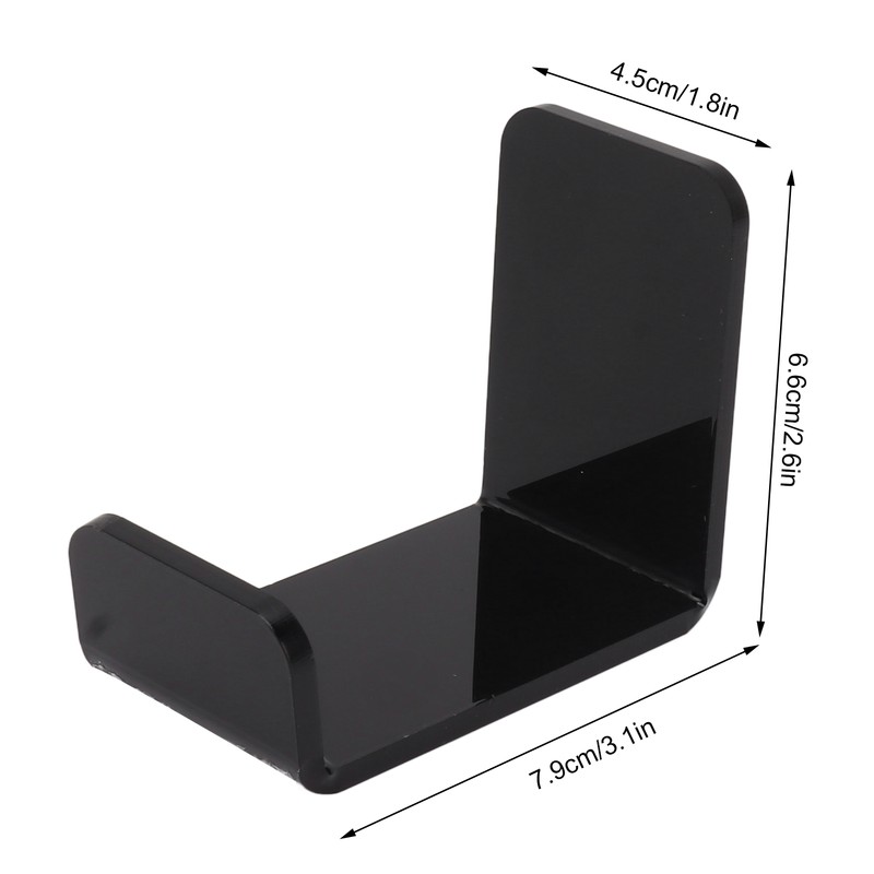 4pcs Headphone Hook Multipurpose Elegant Space Saving Wall Mounted Headphone