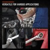 HORUSDY 13-Piece Sturdy Ratcheting Wrench Set | Metric Sizes 6–19mm