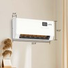 Electric Wall Mounted Heater with Remote Control, 24H Timer, ECO