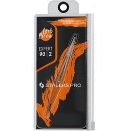 STALEKS PRO Expert 90 Tipo 2 - Micro tijeras profesionales para modelar cejas, paquete de 1, modelo SE-90/2