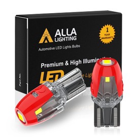 Alla Lighting Miniature T10 168 194 LED Bulbs, 12v License, Map, Dome, Trunk, Step Courtesy, Door Interior Lights