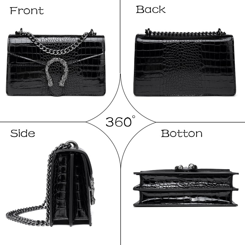 Travistar Crossbody Bag Women's Handbag Small Shoulder Bag Leather with