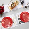 N9R 160pcs Gold Plastic Silverware - Gold Plastic Utensils Set