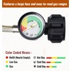CALPOSE 6 Feet Propane Adapter Hose with Gauge, 1lb to