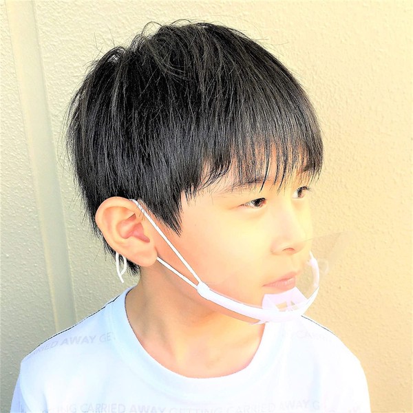 Splash Prevention Mouth Shield Guard Mouth Cover Transparent Mask for