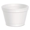 Dart 3.5J6 3.5 oz Foam Container, White (Case of 1000)