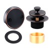 Oil Rubbed Bronze Bath Tub Drain Conversion Kit Assembly, Lift