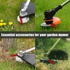 Ellxen 20pcs Strimmer Blades Plastic,Strimmer blades plastic,83 mm Lawn Mower