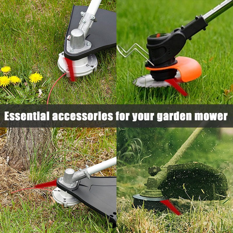 Ellxen 20pcs Strimmer Blades Plastic,Strimmer blades plastic,83 mm Lawn Mower