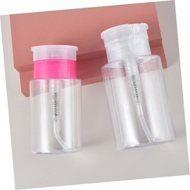 Ipetboom 3pcs Travel Liquid Bottles Press Bottle Pump Dispenser for Toiletries Leakproof Design