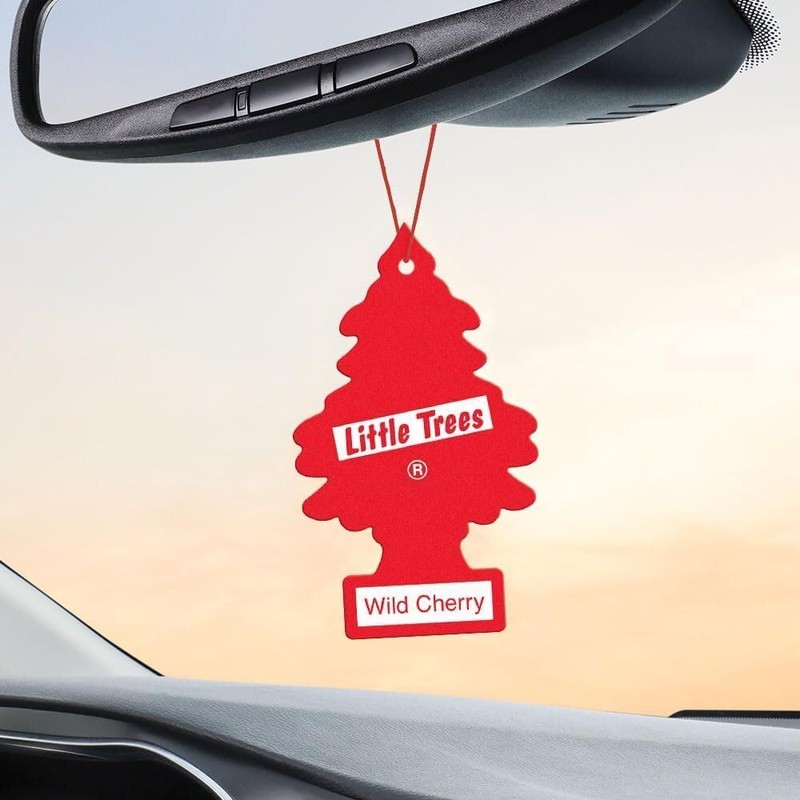LITTLE TREES Car Air Freshener | Hanging Paper Tree for