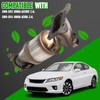 FOMIUZY High Flow Front Catalytic Converter Kit Direct-Fit Honda Accord