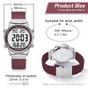 Ladies Pedometer Watch for Walking-Step Tracker Watch with Calories Counter-Non