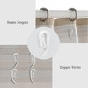 100 Pcs Curtain Hooks for Rails Curtain Hooks Plastic 28