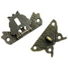HMF 6495 Vintage Butterfly Clasp with Lock Eyelet, 50 x