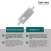 KOTARBAU® Garage Lock 60 mm Steel Gate Lock Garage Door