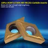 10pcs Diamond Shape Carbide Insert Cutters for Regular Stainless Steel
