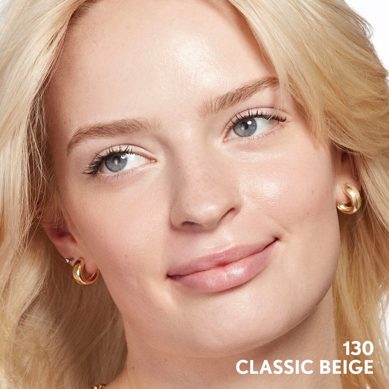 COVERGIRL Clean Invisible Foundation Makeup, Dewy & Glowy Natural Finish,