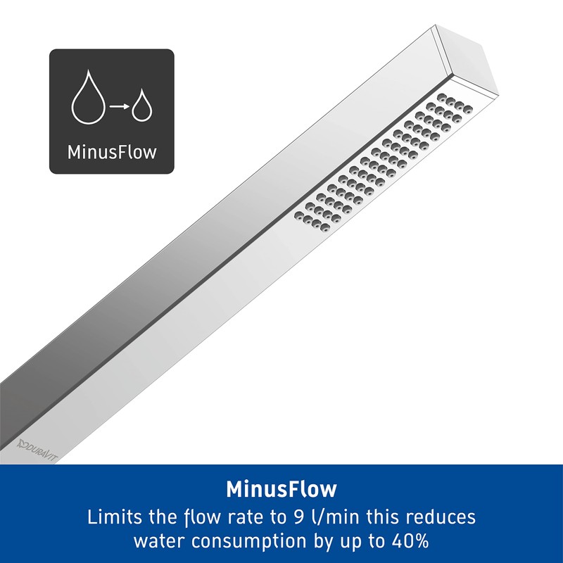 Duravit Univeral Shower Head, Handheld Shower Head with Jet Type