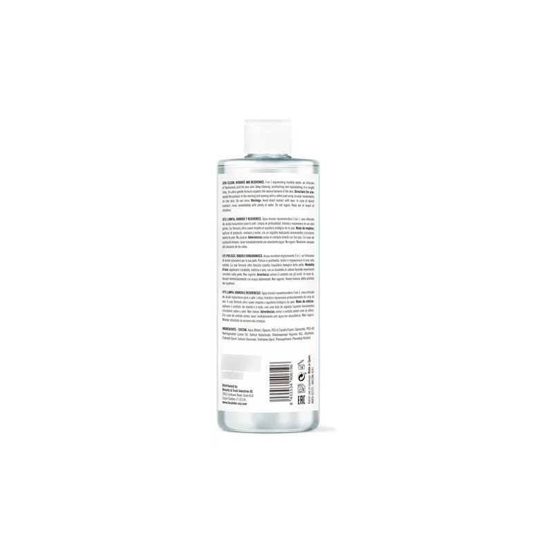 Agua Micelar Hidratante y Rejuvenecedora 3 en 1 LaCabine 400ml