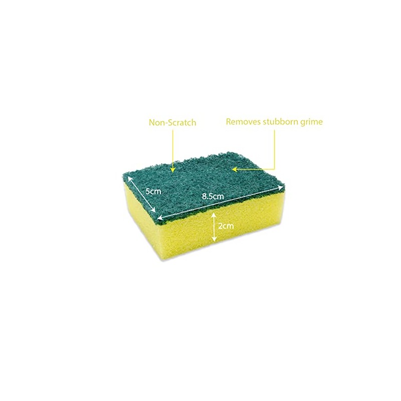 Duzzit Pack Of 20 Sponge Scourer Washing Up Sponges