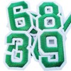 Bfuee 30 Pieces Iron-on Number Patches, Embroidered Numbers 0-9 Applique,