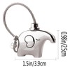 iSuperb 1 Pair Fantastic Kissing Elephants Couple Keychains Valentine Gift