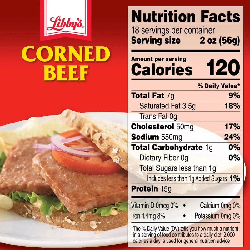 Libby's Corned Beef 12 oz (3 Cans) Premium Quality Canned