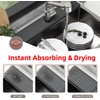 24'' Faucet Mat for Kitchen Sink, Long Diatomite Fast Drying