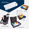 L-BOXX Micro - Transparent, Stackable Small Parts Box - Sorting
