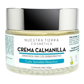 Crema Calmanilla 60grs Tipo de piel Cutis Sensible Reactivo Nuestra Tierra Cosmética