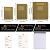 Kosibate Tactical Notebook Padfolio Ring Binder with 80 Sheets, Tactical