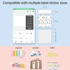 Mini Pocket Thermal Printer Multifunction Portable Sticker Maker 203DPI Instant