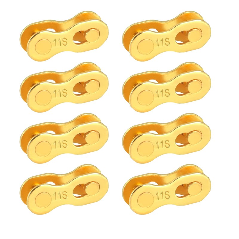 SUNTRADE 8 Pairs Bicycle Missing Link, 6/7/8/9/10/11/12 Speed Bike Chain