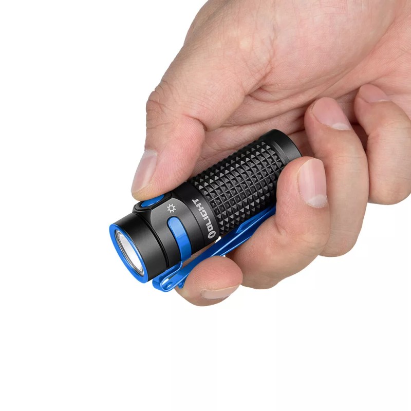 Olight Baton 4 Rechargeable EDC Flashlight with Stainless Steel Switch