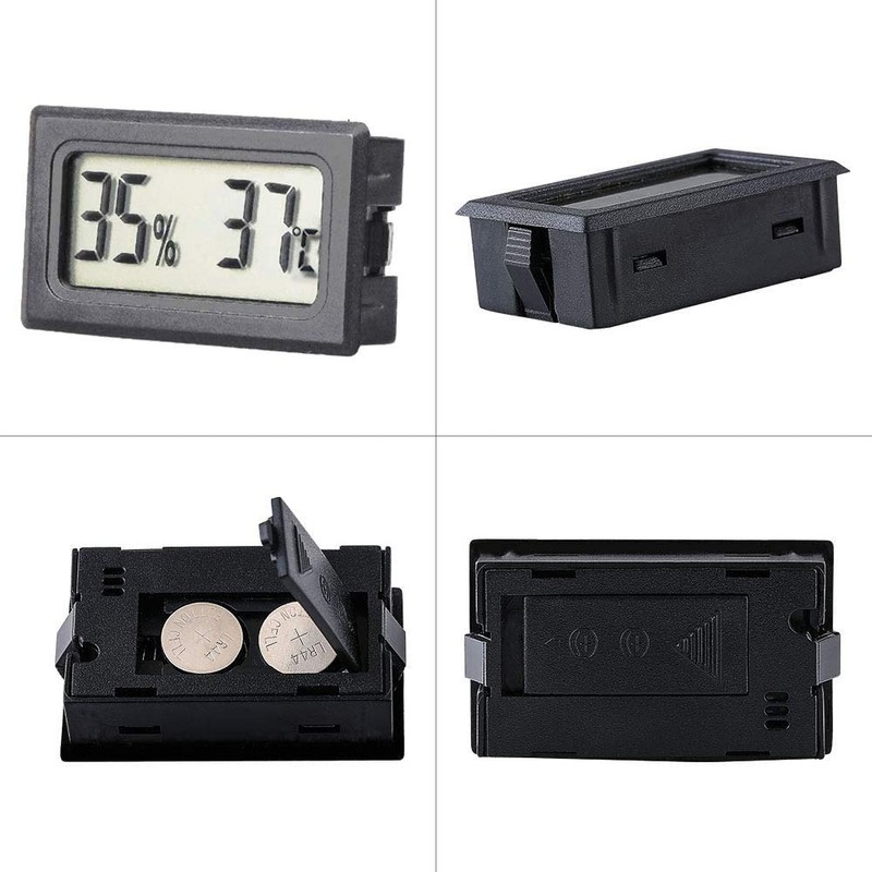 HYNNIO Mini Digital Thermometer Hygrometer, Large Number Display Temperature Humidity
