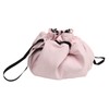 Drawstring Makeup Bags Cosmetic Bags Large Capacity Inner Zipper Pockets