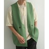 Sense of Place AA26-17A008 Men's Double Tailored Vest, green