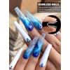 EBANKU Juego de 120 extensiones de gel de polietileno con